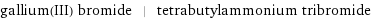 gallium(III) bromide | tetrabutylammonium tribromide