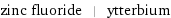 zinc fluoride | ytterbium