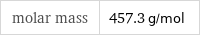 molar mass | 457.3 g/mol