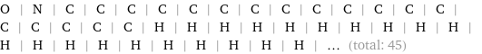 O | N | C | C | C | C | C | C | C | C | C | C | C | C | C | C | C | C | C | C | H | H | H | H | H | H | H | H | H | H | H | H | H | H | H | H | H | H | H | H | ... (total: 45)