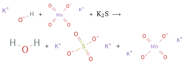  + + K2S ⟶ + + 