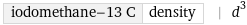 iodomethane-13 C | density | d^3