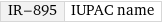 IR-895 | IUPAC name