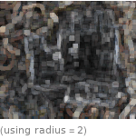  (using radius=2)