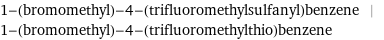 1-(bromomethyl)-4-(trifluoromethylsulfanyl)benzene | 1-(bromomethyl)-4-(trifluoromethylthio)benzene