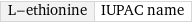 L-ethionine | IUPAC name