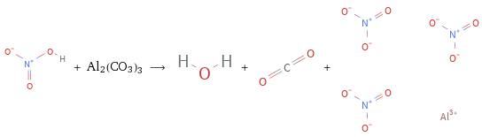  + Al2(CO3)3 ⟶ + + 