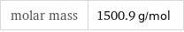 molar mass | 1500.9 g/mol