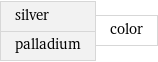 silver palladium | color