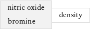 nitric oxide bromine | density