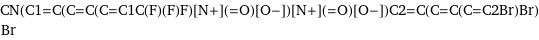 CN(C1=C(C=C(C=C1C(F)(F)F)[N+](=O)[O-])[N+](=O)[O-])C2=C(C=C(C=C2Br)Br)Br