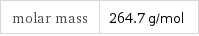 molar mass | 264.7 g/mol