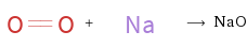  + ⟶ NaO