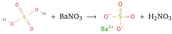  + BaNO3 ⟶ + H2NO3