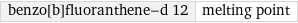 benzo[b]fluoranthene-d 12 | melting point