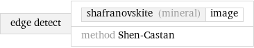 edge detect | shafranovskite (mineral) | image method Shen-Castan