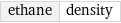 ethane | density