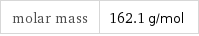 molar mass | 162.1 g/mol