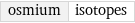 osmium | isotopes