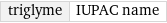 triglyme | IUPAC name