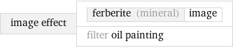 image effect | ferberite (mineral) | image filter oil painting