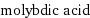 molybdic acid