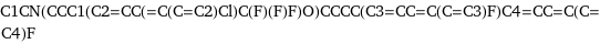 C1CN(CCC1(C2=CC(=C(C=C2)Cl)C(F)(F)F)O)CCCC(C3=CC=C(C=C3)F)C4=CC=C(C=C4)F