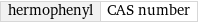 hermophenyl | CAS number