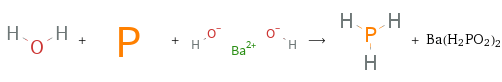  + + ⟶ + Ba(H2PO2)2