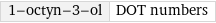 1-octyn-3-ol | DOT numbers