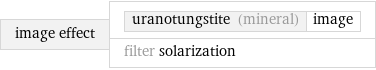 image effect | uranotungstite (mineral) | image filter solarization