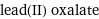 lead(II) oxalate