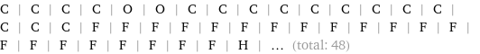 C | C | C | C | O | O | C | C | C | C | C | C | C | C | C | C | C | C | F | F | F | F | F | F | F | F | F | F | F | F | F | F | F | F | F | F | F | F | F | H | ... (total: 48)