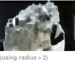  (using radius=2)