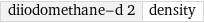 diiodomethane-d 2 | density