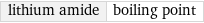 lithium amide | boiling point