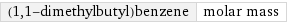 (1, 1-dimethylbutyl)benzene | molar mass