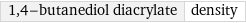 1, 4-butanediol diacrylate | density