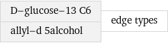 D-glucose-13 C6 allyl-d 5alcohol | edge types