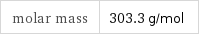 molar mass | 303.3 g/mol