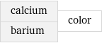 calcium barium | color