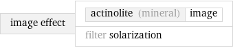 image effect | actinolite (mineral) | image filter solarization