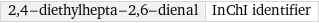 2, 4-diethylhepta-2, 6-dienal | InChI identifier