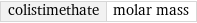 colistimethate | molar mass