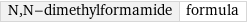 N, N-dimethylformamide | formula