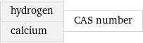 hydrogen calcium | CAS number