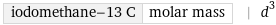 iodomethane-13 C | molar mass | d^3