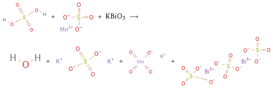  + + KBiO3 ⟶ + + + 