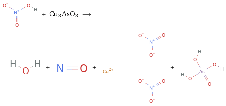  + Cu3AsO3 ⟶ + + + 