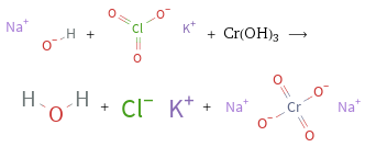 + + Cr(OH)3 ⟶ + + 